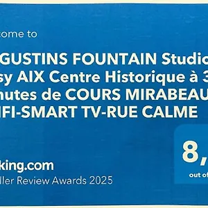 Augustins Fountain Studio: Cozy Historic Aix Center Retreat Aix-en-Provence